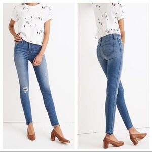 Madewell Light Blue 10” High Rise Skinny Jeans Size 23